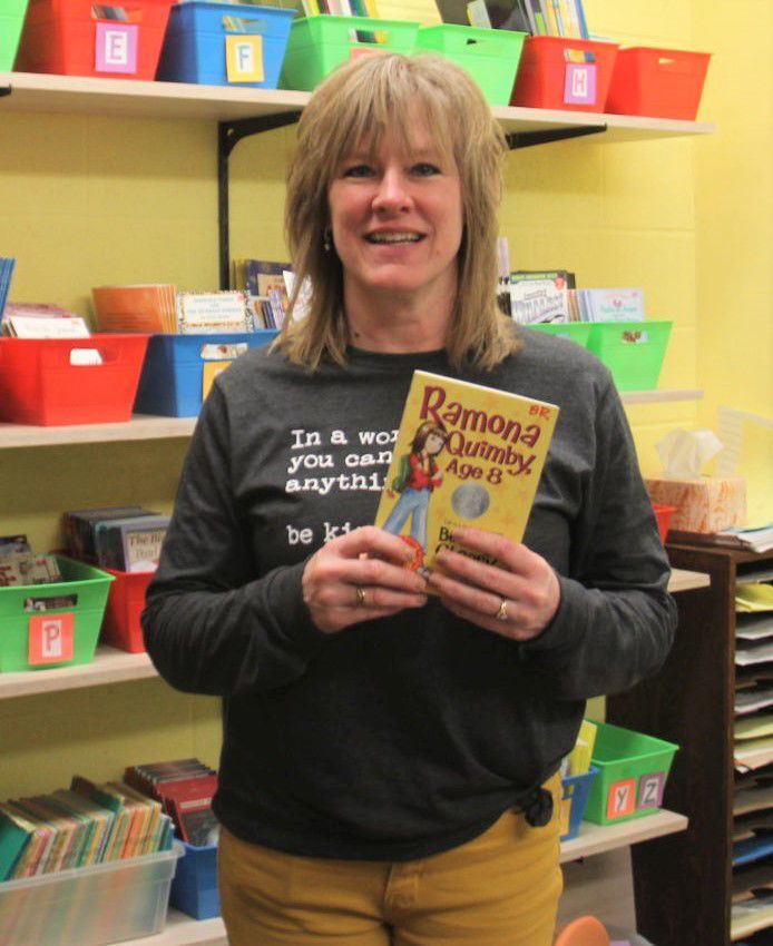 Deb Huftalin with book